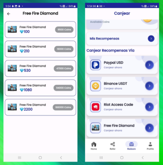 馃拵Rewards11: Gana DIAMANTES para Free Fire, 隆Y Activos Financieros Reales! Tu Gu铆a para Obtener Dinero a PayPal y Criptomonedas en Binance 6 image 378